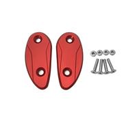 VDFNGFD Compatible With 2023 Rear View Mirror Base Windshield Drive Eliminator Mirror Hole Cover Compatible With Honda CBR1000RR CBR1000 RR 2020-2022 Motorcycle(Red)