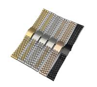 VDFNGFD Compatible With 5,10 Pieces 20mm 22mm 24mm Stainless Steel Watch Strap Band Bracelet Accessories(Silver,24MM_5 PIECES)