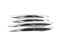 VDFNGFD Compatible With Benz E Class W213 2016 2017 2018 2019 2020 2021 2022 E43 AMG Car ABS Chrome Front Fog Lamp Cover Trim Accessories(GRAY)
