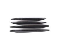 VDFNGFD Compatible With Benz E Class W213 2016 2017 2018 2019 2020 2021 2022 E43 AMG Car ABS Chrome Front Fog Lamp Cover Trim Accessories(Black)
