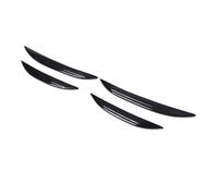 VDFNGFD Compatible With Benz GLC X254 2023 2024 Car-styling ABS Carbon Fiber/Silver/Black Car Air Intake Grille Strips Trim Car Accessories(Glossy black)