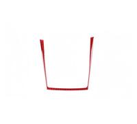 VDFNGFD Compatible With BMW X5 E70 2008-2013 Carbon Fiber Auto Interior Water Drink Cup Holder Frame Trim Sticker Accessoire Voiture(Red RHD)