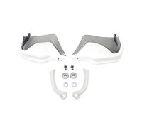 VDFNGFD Compatible With Carbon Look Handguard Hand Shield Protector Windshield Compatible With BMW R1200GS R1200 GS LC R1250GS GSA F800GS ADV S1000XR F750GS F850GS(White Grey Set)