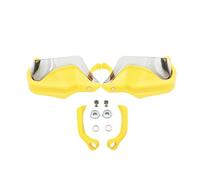 VDFNGFD Compatible With Carbon Look Handguard Hand Shield Protector Windshield Compatible With BMW R1200GS R1200 GS LC R1250GS GSA F800GS ADV S1000XR F750GS F850GS(Yellow Grey Set)