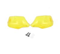 VDFNGFD Compatible With Carbon Look Handguard Hand Shield Protector Windshield Compatible With BMW R1200GS R1200 GS LC R1250GS GSA F800GS ADV S1000XR F750GS F850GS(Windshield Yellow)