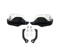 VDFNGFD Compatible With Carbon Look Handguard Hand Shield Protector Windshield Compatible With BMW R1200GS R1200 GS LC R1250GS GSA F800GS ADV S1000XR F750GS F850GS(Black Clear Set)