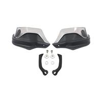 VDFNGFD Compatible With Carbon Look Handguard Hand Shield Protector Windshield Compatible With BMW R1200GS R1200 GS LC R1250GS GSA F800GS ADV S1000XR F750GS F850GS(Black Grey Set)