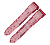 VDFNGFD Compatible With CARTIER SANTOS 100 ALLIGATOR WATCH STRAP(Black Yellow,20mm)