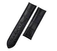 VDFNGFD Compatible With HAMILTON H76709510 CALFSKIN LEATHER WATCH STRAP(White Black,18mm)