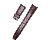 VDFNGFD Compatible with IWC Portugieser Porto Fino 7 Day Chronograph, Replacement Watch Band Compatible with Universal Men Women(Round pattern red-br)