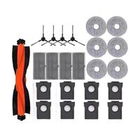 VDFNGFD Compatible With L10s Pro Ultra Heat, X30, Vacuum Cleaner Replacement Accessories Main Side Brush Filter Mop Dust Bag(Clear)