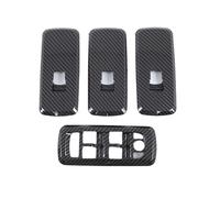 VDFNGFD Compatible With Land Rover Discovery 4 LR4 2010-16 For Range Rover Sport 2010-2013 Window Lift Switch Button Control Panel Frame Cover Trim(Carbon fibre)
