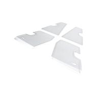 VDFNGFD Compatible With Land Rover Range Sport 2010-2013 Car Door Speaker Cover Trim Sticker Accessories Stainless Steel Black/Silver(Silver)