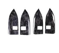 VDFNGFD Compatible With Land Rover Range Sport RR 2014-2018 Car Accessories 4 Pcs Carbon Fiber Lock Button Cover Tim(Forging pattern 2)