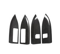 VDFNGFD Compatible With Land Rover Range Sport RR 2014-2018 Car Accessories 4 Pcs Carbon Fiber Lock Button Cover Tim(Carbon Fiber 1)