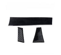 VDFNGFD Compatible with Macan 2014-2020 Center Console Dashboard Cover Decoration Air Vent Frame Trim Carbon Fiber Sticker Auto Assesories(2014-2018,LHD)