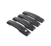VDFNGFD Compatible with Nissan Titan 2016-2023 Car Styling ABS Silver Outer Door Handle Cover Trim Sticker Exterior Accessories(Carbon Fiber)
