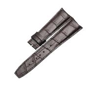 VDFNGFD Compatible With RAYMOND WEIL 7730/2710/2780/9578 COWHIDE LEATHER WATCH STRAP(Black Yellow)