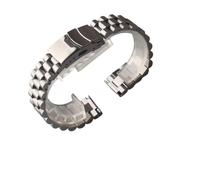 VDFNGFD Compatible With Strap Bracelet Extra Curved End Solid Links Stainless Steel 20mm 22mm Wristwatches Accessories Mens Band(22mm)