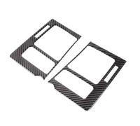 VDFNGFD Compatible With Toyota Land Cruiser Prado FJ150 2010-2017 Soft Carbon Fiber Car Side Air Conditiong Vent Cover Trim Sticker Car Accessories