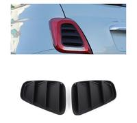 VDFNGFD Compatible WithABS Carbon Fiber/Black Rear Tail Light Cover Decorative Sticker Compatible With Fiat 500 Abarth 595 695 2016-2024 Car Exterior Accessories(Matte black)