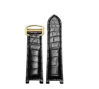 VDFNGFD Crocodile Alligator Watchband Compatible With PASHA DE CARTIER W3109151 W3018651 Watch Strap Mens Watches
