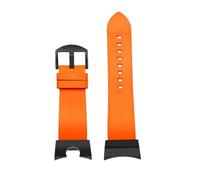 VDFNGFD Fluororubber Watch Strap Compatible With Casio Third-generation Little Mud King 5594 GG-B100 Sports Waterproof Rubber Black(Orange - black)