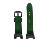 VDFNGFD Fluororubber Watch Strap Compatible With Casio Third-generation Little Mud King 5594 GG-B100 Sports Waterproof Rubber Black(Green - black)