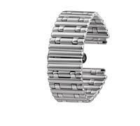 VDFNGFD Men's Steel Watch Chain Compatible With Breitling CHRONOMAT AB0134 PB0136 AB0136 Stainless Strap 22mm 24mm B01 Convex Interface(Silver,22mm)