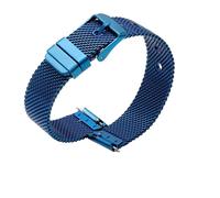 VDFNGFD Quick Release Milanese Watchband 10mm 12mm 14mm 16m 18mm 20mm 22mm Watch Strap Compatible With Amaz GTR GTS Series Huawei GT2 GT3(Blue,12mm quick release)
