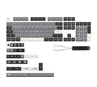 vdha 133 Keys Keyca Double Shot PBT Keycaps for Mechanical Keyboard 6.25/7U Space Bar