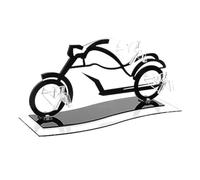 vdha Acrylic Glasses Stand Riser Eyeglasses Holder Motorcycle Shape Glasses Holder Glasses Organizer Eyeglasses Stand Durable Easy Install Easy to Use
