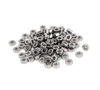 vdha Metric M3 Hex Nuts 304 Stainless Steel Fastening Element DIN934 Pack of 100 for Bolts