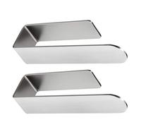 vdha Pack of 2 Self-Adhesive Towel Rail, Towel Holder, Self-Adhesive Bath Towel Holder, Silver 304 Stainless Steel Bathroom Towel Rail