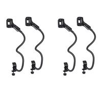 vdha Set of 4 Microphone, Adjustable Stand, Flexible Gooseneck Table Stand, Desk Clamp, Recording Device for Meeting Lectures