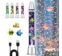 Vdhfgso Sensory Bubble Tube Night Lamp: Color Change Modes, Calming Bubble Flow & Glow Fish, Autism-Friendly Desk Decor Therapy for Kids & Adults(70cm/27.55in)
