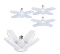 Vdhfgso Ultra-Bright 2 Pack Garage Lights, 60W 6000LM 6500K LED Shop Light Adjustable Deformable Panels for Garage, Workshop, Warehouse Ceiling