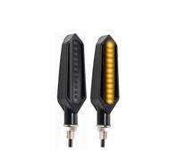 Vdifsvb Brake Tail Light 24LED Turn Signals Light 12V 10MM Flasher Light Built Relay Turn Signal Indicator DRL Stop Signals Blinker Motorcycle Tail light(2PCS Yellow)