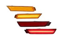 Vdifsvb Car Tail Light Assembly For Chevrolet For Camaro 2010-2015 Car Front & Rear Sidemarker Lamps Amber/White Red Bumper LED Fender/Side Marker Blinker Rearlight