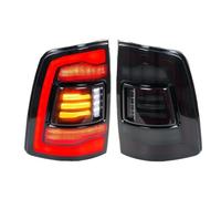 Vdifsvb Car Tail Light Assembly For Dodge For Ram 1500 2500 3500 4th Gen 2009-2018 LED Tail Lights Sequential Yellow Turn Signal Black Rear Lamps Assembly Rearlight