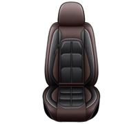 Vdifsvb For Most Car Models Auto Accessories Interior Details Universal PU Leather Seat Cover Car Seat Covers Universal(D Black Coffee 5 Seat)