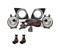 Vdifsvb For Toyota For RAV4 2009 2010 2011 2012 Headlight Fog Lamp Cable Switch Grille Cover Halogen Foglights Frame LED Fog Light Car Front Foglight(LED set)