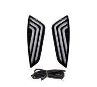 Vdifsvb For Toyota For Sienna 2021 Daytime Running Lights Start-Up Animation Front Bumper Driving Lamps White Yellow LED DRL Car Front Foglight