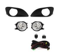 Vdifsvb For Toyota For Yaris For Vios For Belta Hatchback Sedan 2007 2008 2009 2010 2011 DRL Daytime Running Lights Led Fog Lamp Car Front Foglight(Hatchback,Yellow)