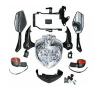 Vdifsvb Headlights For FZ6N FZ6S 2007 2008 2009 2010 Motorcycle Headlight Set Head Light Assembly Turn Signal Mirror 1 Set