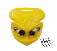 Vdifsvb Headlights Universal Motorcycle Headlight Lamp With Rubber Straps Off Road Dirt Bike LED Head Light 1 Set(Yellow)