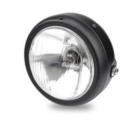 Vdifsvb Headlights Universal Retro 5.75 Inch LED Motorcycle Headlights 12V Round Headlight Motorcycle LED Headlight(Black white)