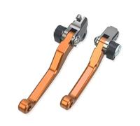 Vdifsvb Motorcycle Brake Lever for CRF250R for CRF 250R 2004 2005 2006 Dirt Bike Motorcoss Pit Dirt Bike Pivot Foldable Brake Clutch Levers(A Pair Orange)