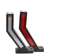 Vdifsvb Tail Light 1Pair Trailer Side Marker Lighting Truck Van LED Lights Universal 12V 24V LED Neon Stalk Lamp Waterproof Outline Marker Light Rear Tail Lights