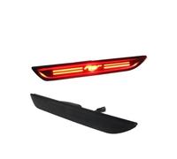 Vdifsvb Tail Light For Mustang For Fender Side Marker Lights Smoked Lens Red LED 48-SMD 3D Design Rear Bumper 2015-2018 Rear Tail Lights(2015-2018)